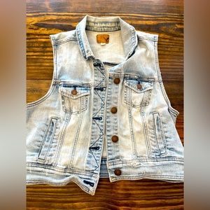 American Eagle denim vest